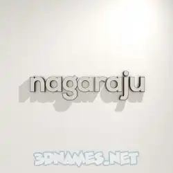nagaraju in White Logo Warm style - 3D name wallpaper