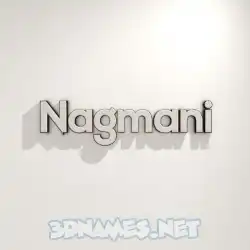 nagmani in White Logo Warm style - 3D name wallpaper