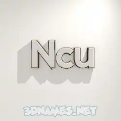 ncu in White Logo Warm style - 3D name wallpaper
