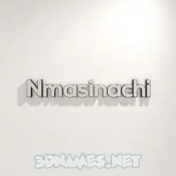 nmasinachi in White Logo Warm style - 3D name wallpaper