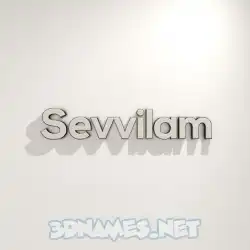 sevvilam in White Logo Warm style - 3D name wallpaper