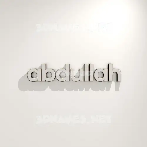 abdullah in White Logo Warm style - 3D name wallpaper abdullah in White Logo Warm style - 3D name wallpaper