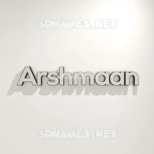 arshmaan in White Logo Warm style - 3D name wallpaper arshmaan in White Logo Warm style - 3D name wallpaper