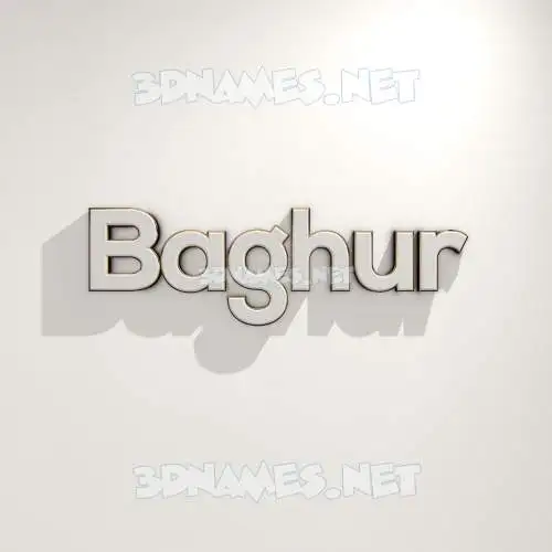 baghur in White Logo Warm style - 3D name wallpaper baghur in White Logo Warm style - 3D name wallpaper