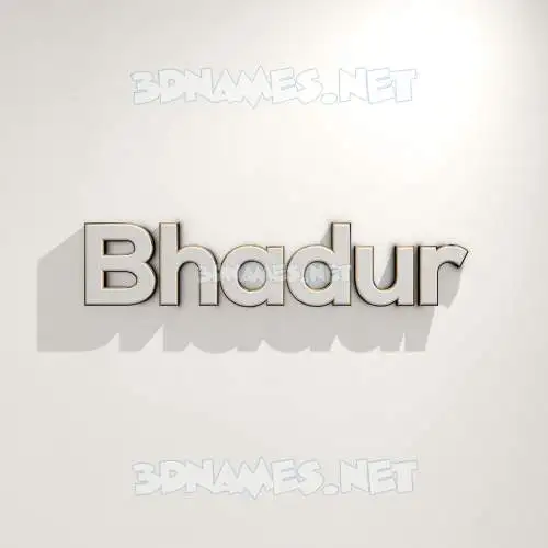 bhadur in White Logo Warm style - 3D name wallpaper bhadur in White Logo Warm style - 3D name wallpaper