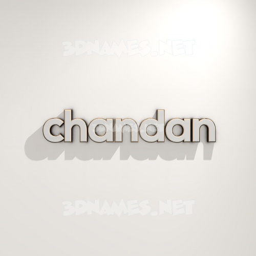 Chandan Name 3d Wallpaper