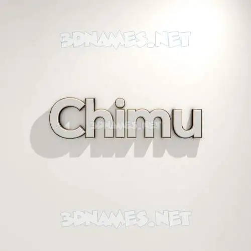 chimu in White Logo Warm style - 3D name wallpaper chimu in White Logo Warm style - 3D name wallpaper
