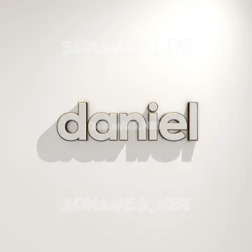 daniel in White Logo Warm style - 3D name wallpaper daniel in White Logo Warm style - 3D name wallpaper