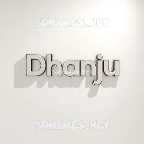 dhanju in White Logo Warm style - 3D name wallpaper dhanju in White Logo Warm style - 3D name wallpaper