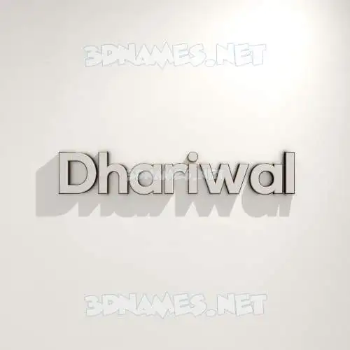 dhariwal in White Logo Warm style - 3D name wallpaper dhariwal in White Logo Warm style - 3D name wallpaper