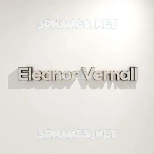 eleanor vernall in White Logo Warm style - 3D name wallpaper eleanor vernall in White Logo Warm style - 3D name wallpaper