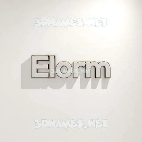 elorm in White Logo Warm style - 3D name wallpaper elorm in White Logo Warm style - 3D name wallpaper