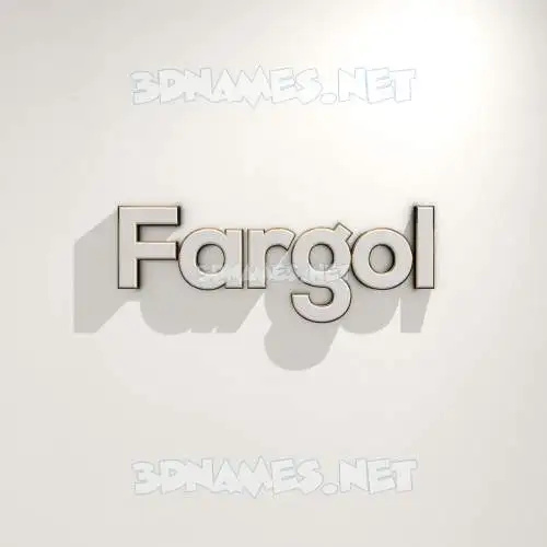 fargol in White Logo Warm style - 3D name wallpaper fargol in White Logo Warm style - 3D name wallpaper