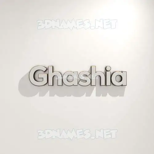 ghashia in White Logo Warm style - 3D name wallpaper ghashia in White Logo Warm style - 3D name wallpaper