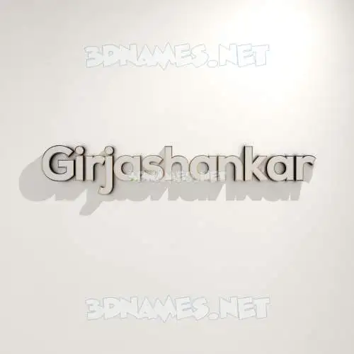 girjashankar in White Logo Warm style - 3D name wallpaper girjashankar in White Logo Warm style - 3D name wallpaper