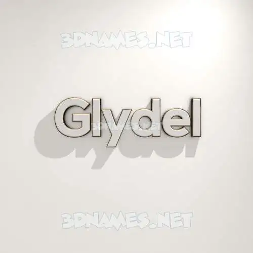 glydel in White Logo Warm style - 3D name wallpaper glydel in White Logo Warm style - 3D name wallpaper