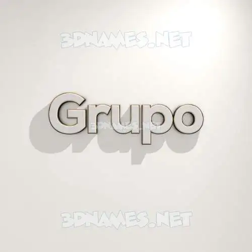 grupo in White Logo Warm style - 3D name wallpaper grupo in White Logo Warm style - 3D name wallpaper