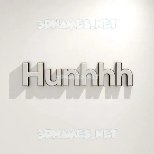 hunhhh in White Logo Warm style - 3D name wallpaper hunhhh in White Logo Warm style - 3D name wallpaper