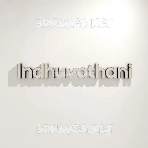 indhuvathani in White Logo Warm style - 3D name wallpaper indhuvathani in White Logo Warm style - 3D name wallpaper