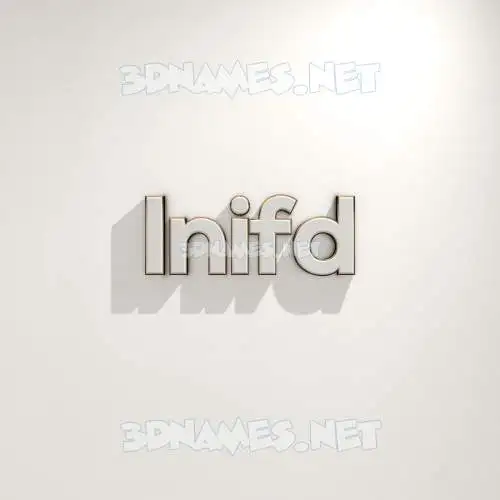 inifd in White Logo Warm style - 3D name wallpaper inifd in White Logo Warm style - 3D name wallpaper