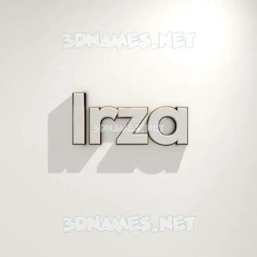 irza in White Logo Warm style - 3D name wallpaper irza in White Logo Warm style - 3D name wallpaper