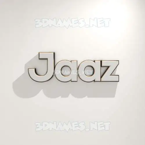 jaaz in White Logo Warm style - 3D name wallpaper jaaz in White Logo Warm style - 3D name wallpaper