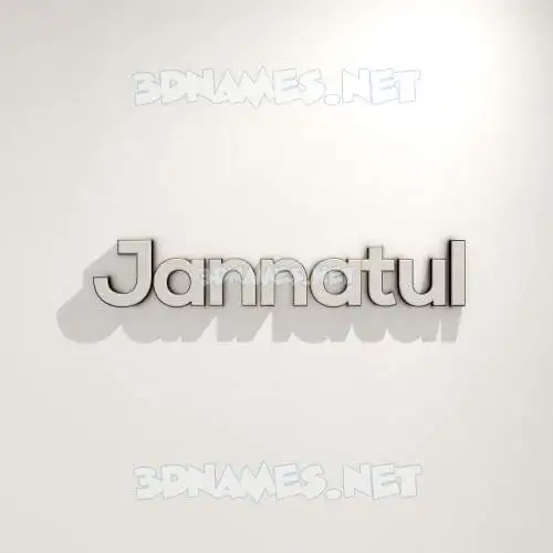 jannatul in White Logo Warm style - 3D name wallpaper jannatul in White Logo Warm style - 3D name wallpaper