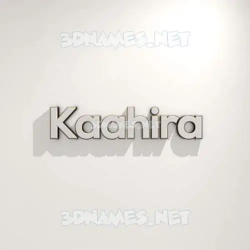 kaahira in White Logo Warm style - 3D name wallpaper kaahira in White Logo Warm style - 3D name wallpaper