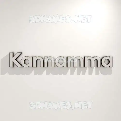 kannamma in White Logo Warm style - 3D name wallpaper kannamma in White Logo Warm style - 3D name wallpaper