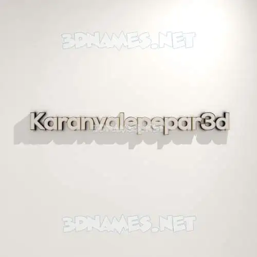 karanvalepepar3d in White Logo Warm style - 3D name wallpaper karanvalepepar3d in White Logo Warm style - 3D name wallpaper