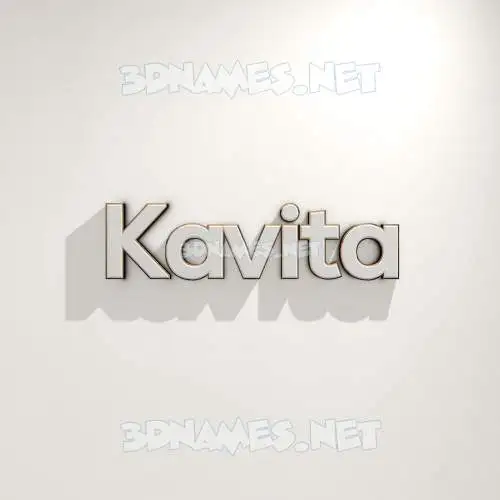 kavita in White Logo Warm style - 3D name wallpaper kavita in White Logo Warm style - 3D name wallpaper