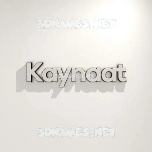 kaynaat in White Logo Warm style - 3D name wallpaper kaynaat in White Logo Warm style - 3D name wallpaper