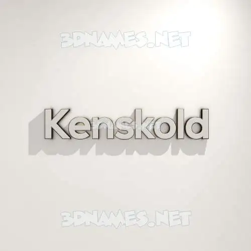 kenskold in White Logo Warm style - 3D name wallpaper kenskold in White Logo Warm style - 3D name wallpaper