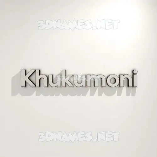 khukumoni in White Logo Warm style - 3D name wallpaper khukumoni in White Logo Warm style - 3D name wallpaper