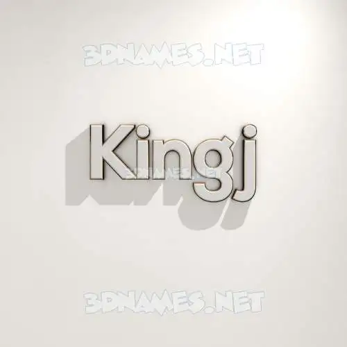 kingj in White Logo Warm style - 3D name wallpaper kingj in White Logo Warm style - 3D name wallpaper