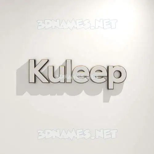 kuleep in White Logo Warm style - 3D name wallpaper kuleep in White Logo Warm style - 3D name wallpaper