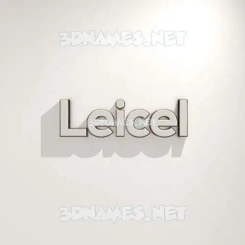 leicel in White Logo Warm style - 3D name wallpaper leicel in White Logo Warm style - 3D name wallpaper