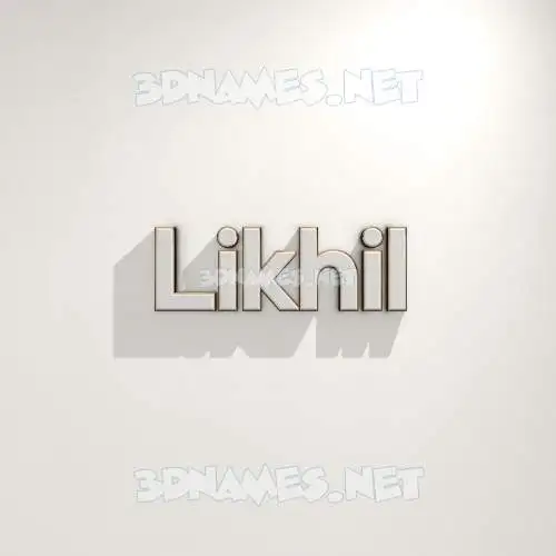 likhil in White Logo Warm style - 3D name wallpaper likhil in White Logo Warm style - 3D name wallpaper