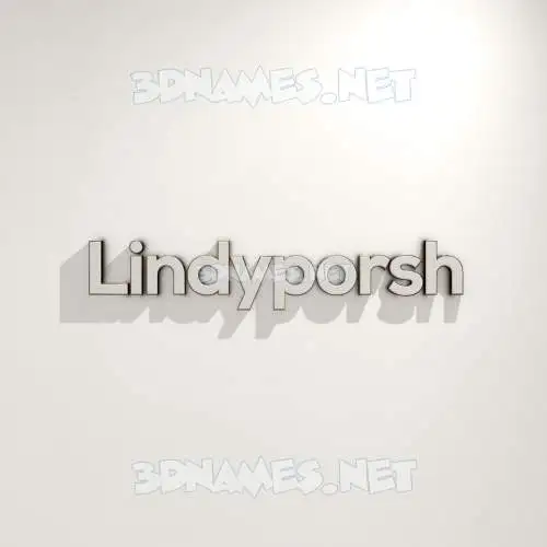 lindyporsh in White Logo Warm style - 3D name wallpaper lindyporsh in White Logo Warm style - 3D name wallpaper