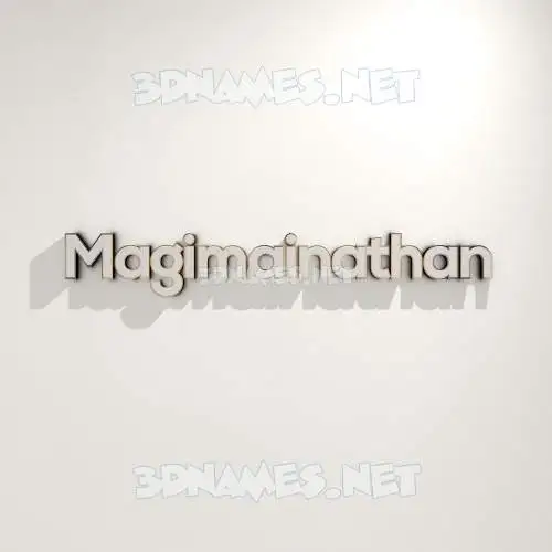 magimainathan in White Logo Warm style - 3D name wallpaper magimainathan in White Logo Warm style - 3D name wallpaper