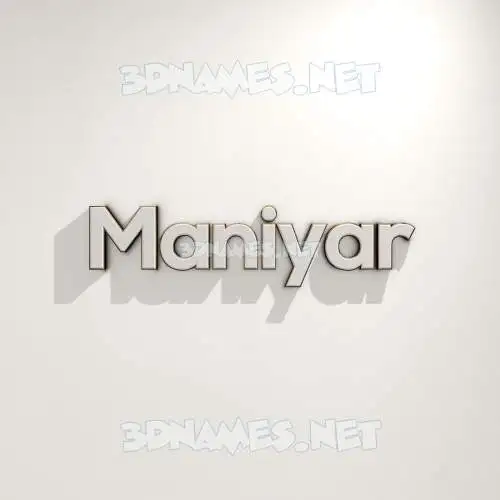 maniyar in White Logo Warm style - 3D name wallpaper maniyar in White Logo Warm style - 3D name wallpaper