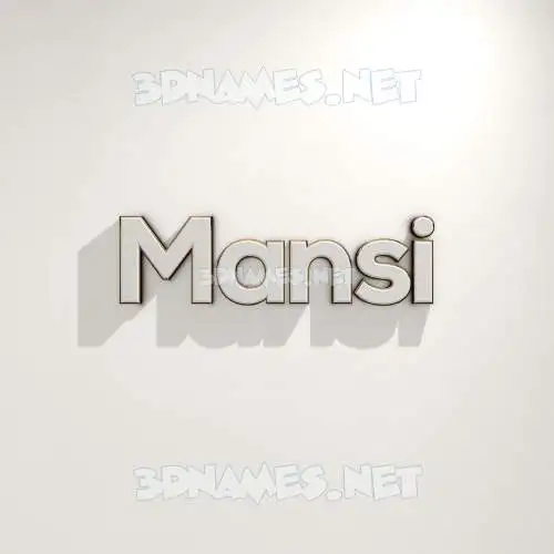 mansi in White Logo Warm style - 3D name wallpaper mansi in White Logo Warm style - 3D name wallpaper