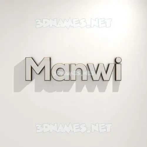 manwi in White Logo Warm style - 3D name wallpaper manwi in White Logo Warm style - 3D name wallpaper