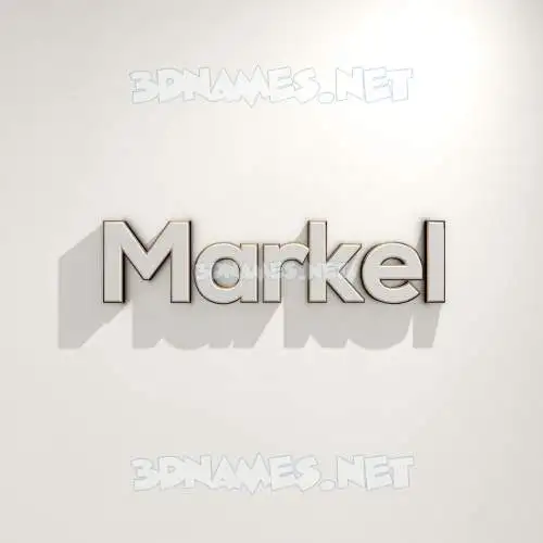 markel in White Logo Warm style - 3D name wallpaper markel in White Logo Warm style - 3D name wallpaper