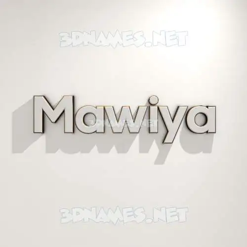 mawiya in White Logo Warm style - 3D name wallpaper mawiya in White Logo Warm style - 3D name wallpaper