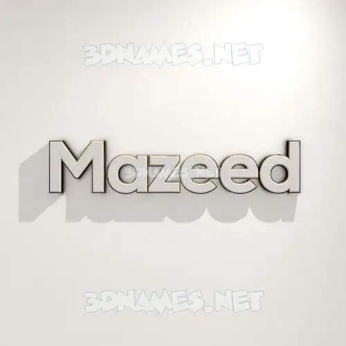 mazeed in White Logo Warm style - 3D name wallpaper mazeed in White Logo Warm style - 3D name wallpaper