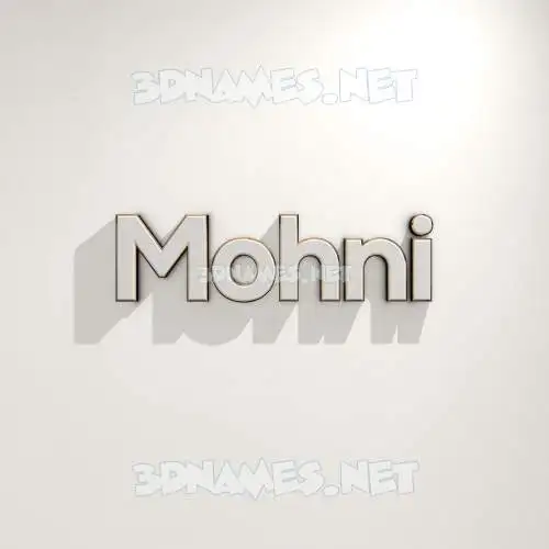 mohni in White Logo Warm style - 3D name wallpaper mohni in White Logo Warm style - 3D name wallpaper