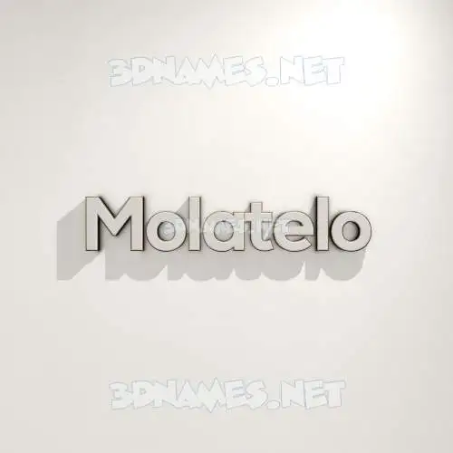 molatelo in White Logo Warm style - 3D name wallpaper molatelo in White Logo Warm style - 3D name wallpaper