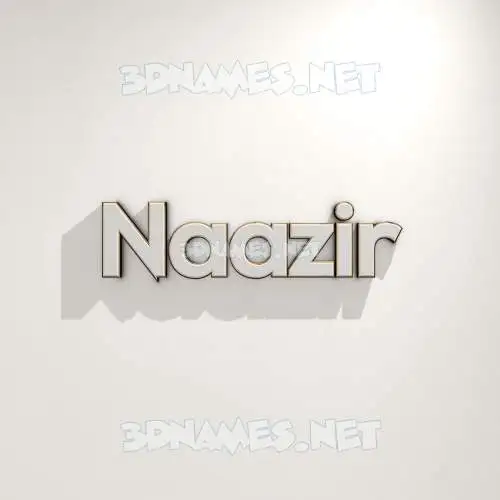 naazir in White Logo Warm style - 3D name wallpaper naazir in White Logo Warm style - 3D name wallpaper