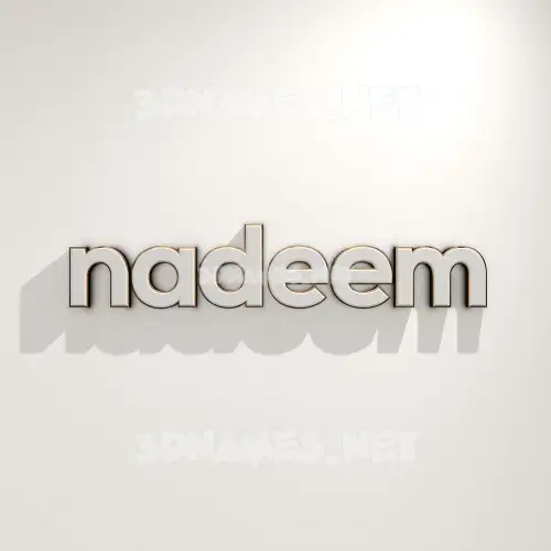 nadeem in White Logo Warm style - 3D name wallpaper nadeem in White Logo Warm style - 3D name wallpaper